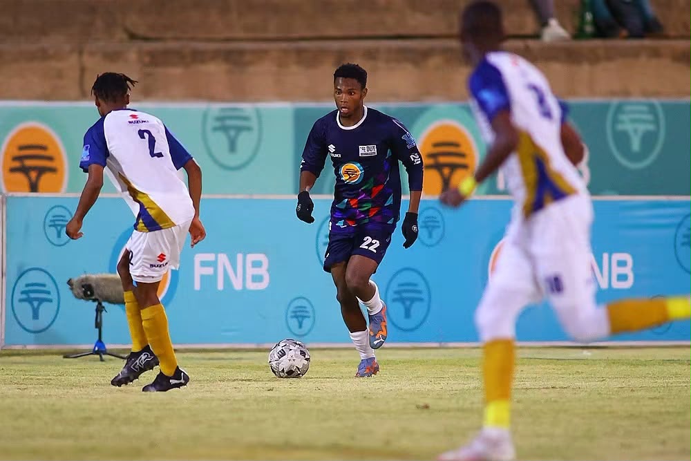 Nhlakanipho Ngwenya has taken the next major step in his football career after signing with TS Galaxy FC ahead of the 2026/27 Betway Premiership season. Picture: DUT