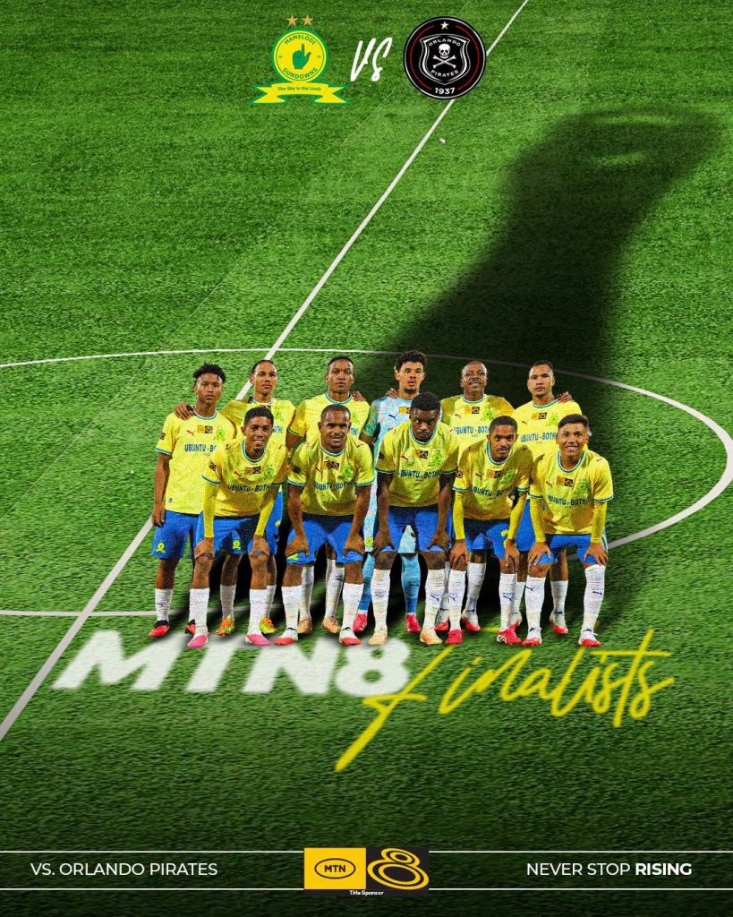 Mamelodi Sundowns survived a dramatic Durban battle to book an MTN8 final date with Orlando Pirates.