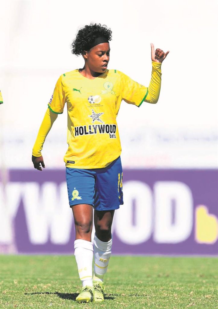 Miche Minnies in action. Picture: Mamelodi Sundowns