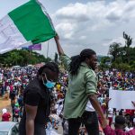 Protesters in Nigeria