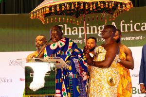 His Majesty Otumfuo Osei Tutu II, Asantehene, speaking during the African Business Investment Summit 2026, 27 August 2026 at the MGM National Harbor. Picture: Millennium Excellence Foundation