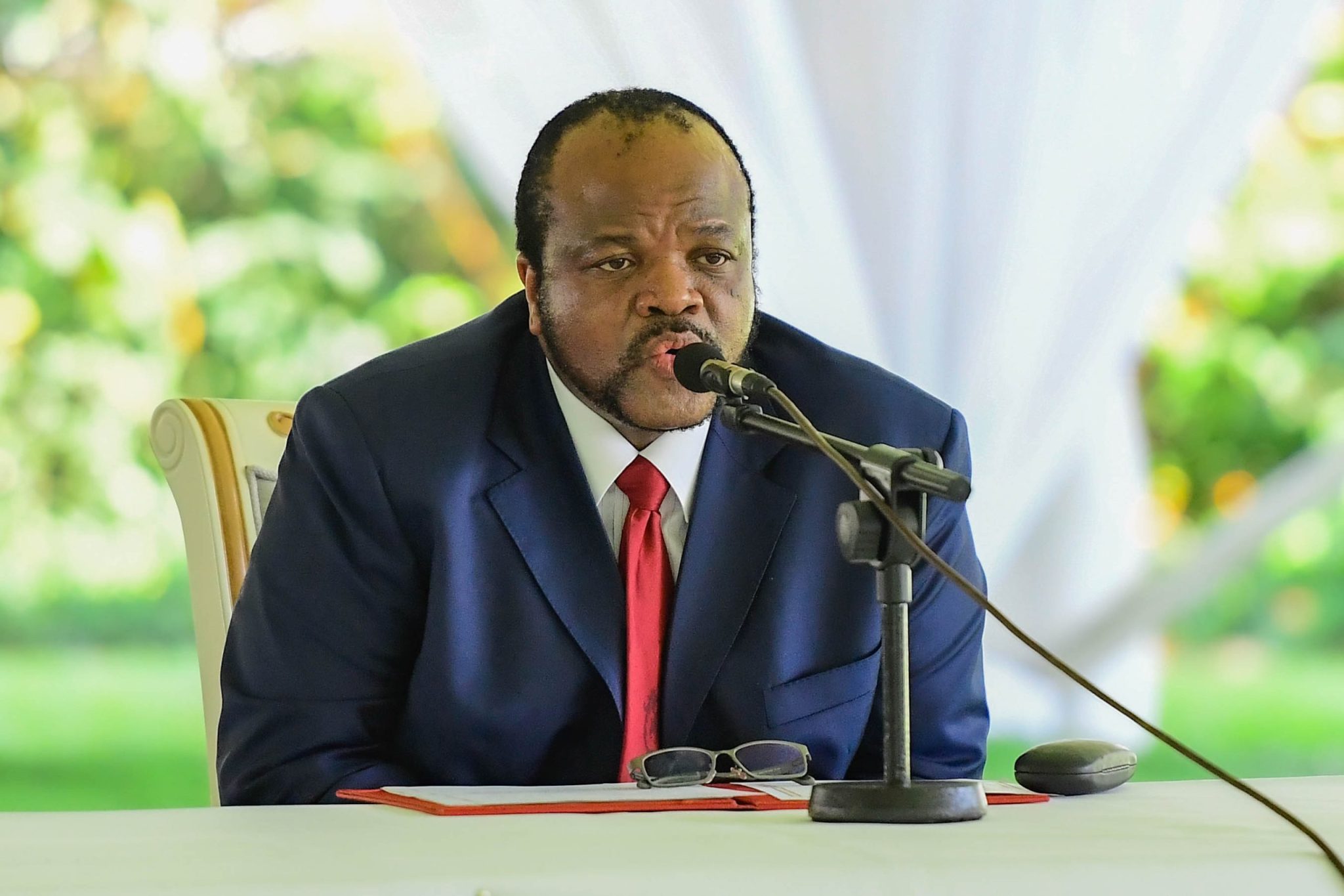 King Mswati III