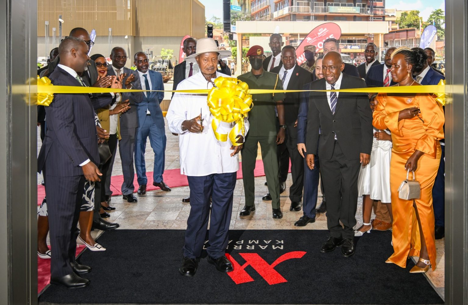 President Yoweri Museveni Hails Marriott Hotel And Executive Apartments Investment, Calls For Wealth Creation To Drive Uganda’s Development. Picture: State House Uganda