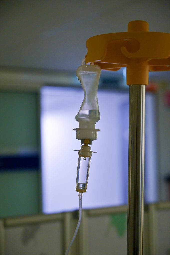 A drip running empty in a hospital. Picture: Pexels
