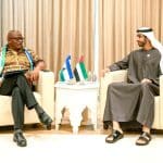Shakhboot bin Nahyan Meets Minister of Foreign Affairs of Lesotho. Picture: United Arab Emirates, Ministry of Foreign Affairs