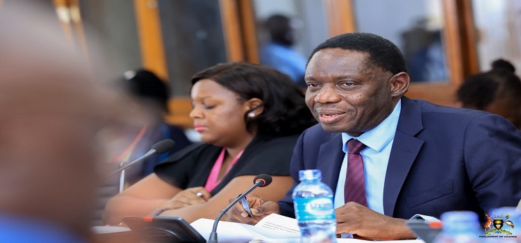 Bank of Uganda Governor, Michael Atingi-Ego, appearing before the House Committee on the Budget on Monday, 21 September 2026. Picture: Parliament of the Republic of Uganda