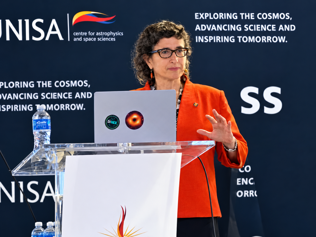 World-renowned astrophysicist Professor Sera Markoff delivered a public lecture at Unisa’s Muckleneuk Campus