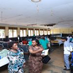 Members (L-R): Hon. Janet Anyango (NRM, Busia district) and Hon. Hope Grania Nakazibwe (NRM, Mubende district, part of the Health Committee inspecting Iganga General Hospital in Eastern Uganda on Tuesday, 8 September 2026. Picture: Parliament of the Republic of Uganda