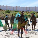 Keeping Kismayo’s Seaport Clean, One Community at a Time. Picture: Ministry of Defence - Kenya