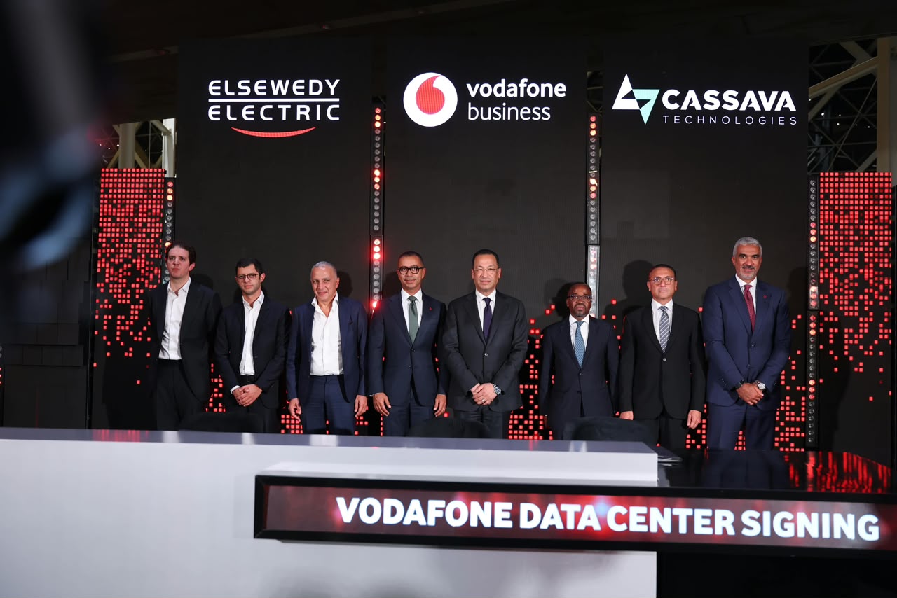 Vodafone Data Centre signing with Cassava Technologies. Picture: Cassava Technologies