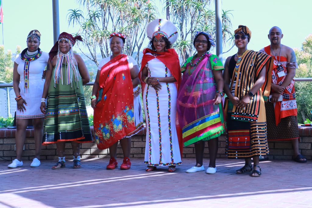 Some of the best dressed Unisans on the day. Picture: Victor Malatji