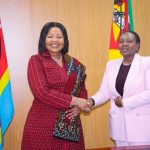 Eswatini’s Minister of Foreign Affairs and International Cooperation, Senator Pholile Shakantu, met Mozambique’s State Secretary of Foreign Affairs and Communities Abroad, Dr Maria de Fátima Manso