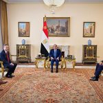 US Central Intelligence Agency Director John Ratcliffe met Egyptian President Abdel Fattah El-Sisi in Cairo on Sunday for talks covering the Iran crisis, Gaza, Sudan, Somalia and maritime security.