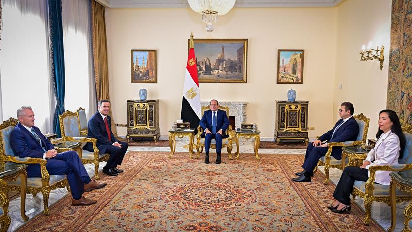 US Central Intelligence Agency Director John Ratcliffe met Egyptian President Abdel Fattah El-Sisi in Cairo on Sunday for talks covering the Iran crisis, Gaza, Sudan, Somalia and maritime security.
