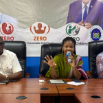 The Deputy Ministr of Health II, central, the CMO, right and the Senior Permanent Secretary, left, were part of what ended as a very productive meeting. Picture: Ministry of Health, Government of Sierra Leone