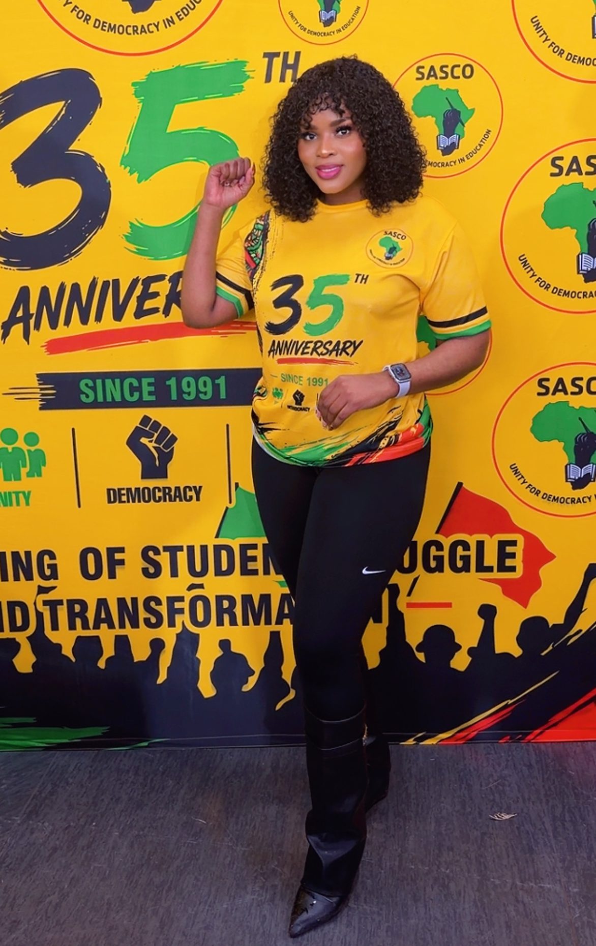Nonsikelelo Nako is a former Deputy Secretary General of the Unisa National SRC and current Shopsteward of NEHAWU at Unisa