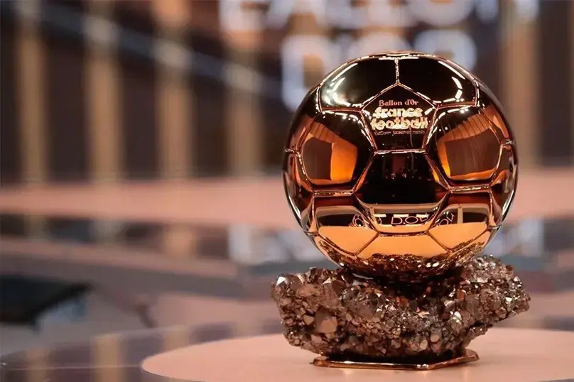 The Ballon d’Or trophy. George Weah remains the only African to have won it, in 1995, and Sadio Mané’s second place in 2022 is the closest any African player has come since.